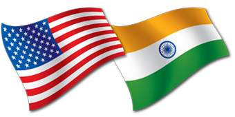 US/India flags