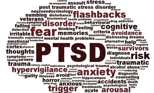 PTSD word bubble