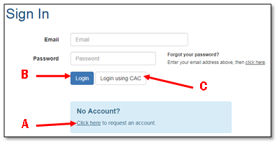 Screenshot: Sign In screen